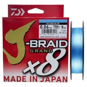 Daiwa J-Braid Grand 135mt 0.06mm 8X Island Blue İp Misina