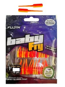 Fujin Baby Fry 2.7cm LRF Silikonu 30 Adet Fluorecent Yelorange