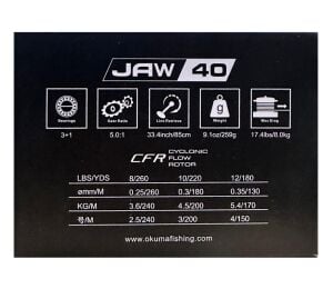 Okuma JAW-40 3+1BB Spin Olta Makinesi