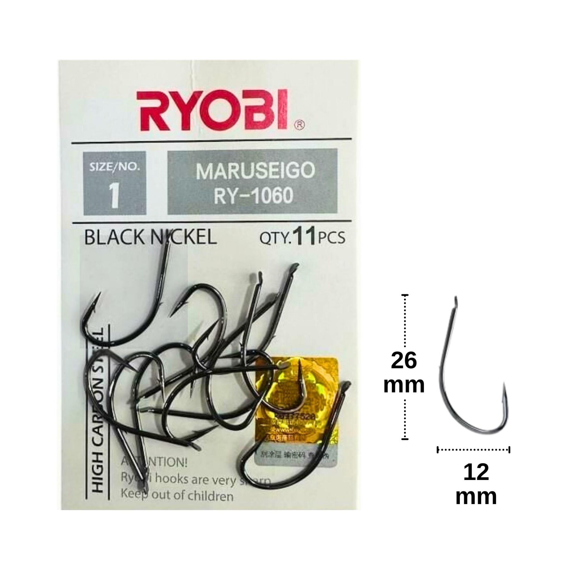 Ryobi Maruseigo RY-1060 No:1 İğne (11 adet)