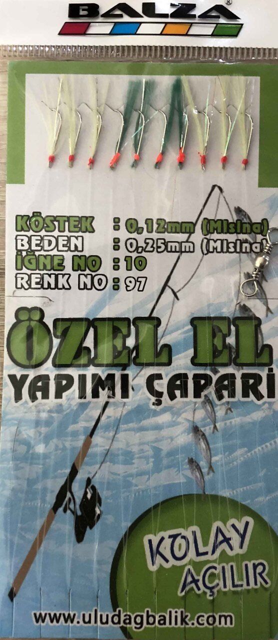 Balza Kolay Açılır Özel El Yapımı Çapari Renk:97
