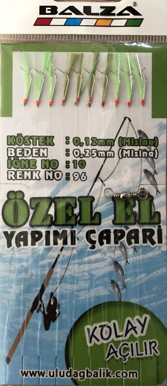 Balza Kolay Açılır Özel El Yapımı Çapari Renk:96