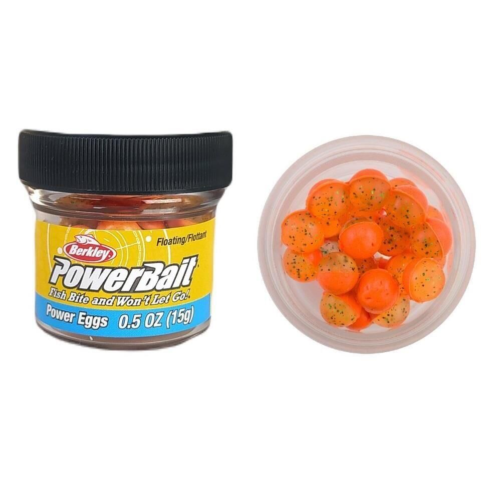 Berkley Powerbait Power Eggs Clear Green FL Orange Alabalık Top Hamur Yemi 15gr