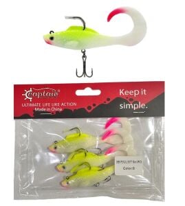 Captain 3559 Pencil Soft 10cm 12.5gr Silikon Yem 3 Adet Color:6