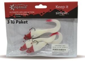 Captain 3559 Pencil Soft 10cm 12.5gr Silikon Yem Color:4