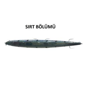 Fujin Flux 14cm 18gr 60-100cm Dalar Floating Maket Balık 177 Barracuda Ken