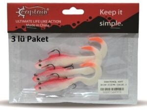 Captain 3559 Pencil Soft 10cm 12.5gr Silikon Yem Color:2
