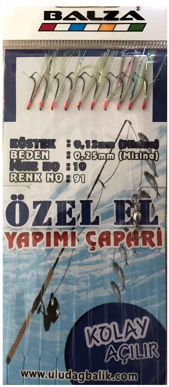 Balza Kolay Açılır Özel El Yapımı Çapari Renk:91