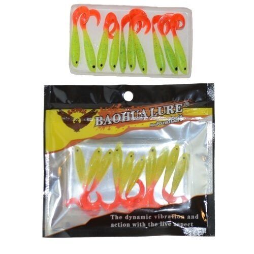 Baohua 3558 Hiper Soft 4.5cm Silikon Yem Color:1 (10 lu Paket)