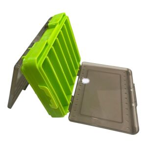 Captain 7223 Çift Taraflı Maket Yem Kutusu 12 Gözlü 14x10.5x3cm Yeşil
