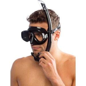 Cressi Perla Maske Mare Şnorkel Seti Siyah