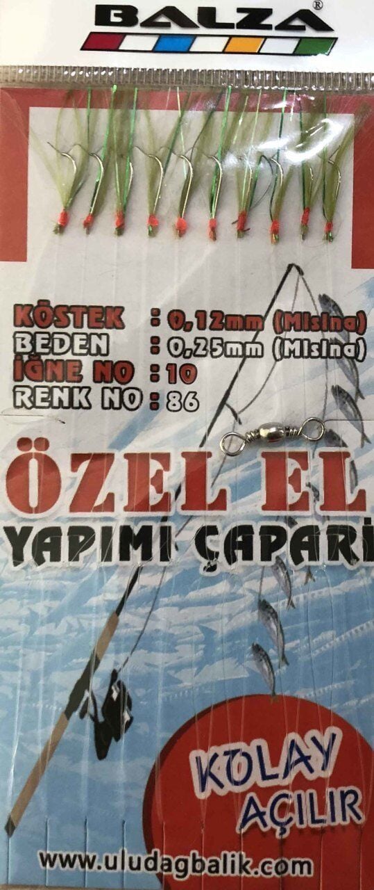 Balza Kolay Açılır Özel El Yapımı Çapari Renk:86