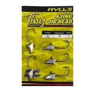 Ryuji Tiny Ajing Jig Head Zoka 2gr No:4  5 Adet
