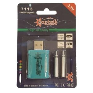 Captain 7113 Led Olta Fosforu İçin USB li Şarj Kiti