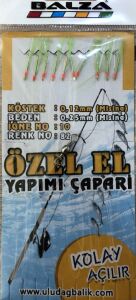 Balza Kolay Açılır Özel El Yapımı Çapari Renk:82