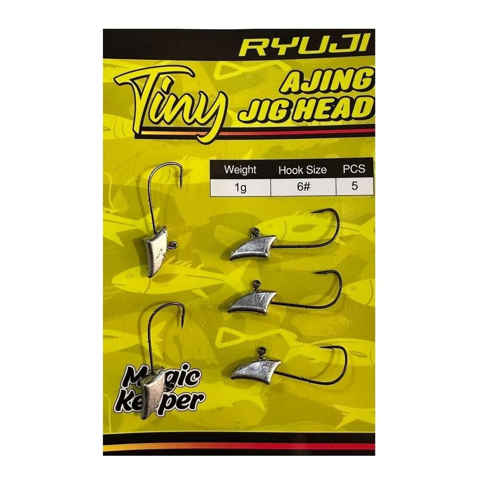 Ryuji Tiny Ajing Jig Head Zoka 1gr No:6  5 Adet