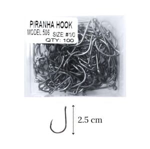 Piranha 506 Çapraz Delikli İğne No:1/0 (100 lü Paket)