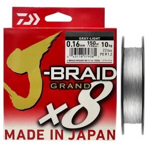 Daiwa J-Braid Grand 135mt 0.16mm 8X Gray Light İp Misina