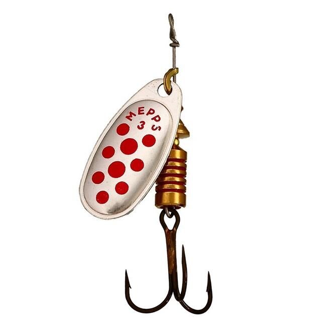 Mepps Comet No:3 7gr Döner Kaşık Gümüş Kırmızı