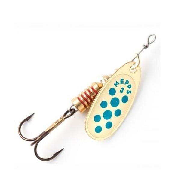 Mepps Comet No:3 7gr Döner Kaşık Sarı Mavi