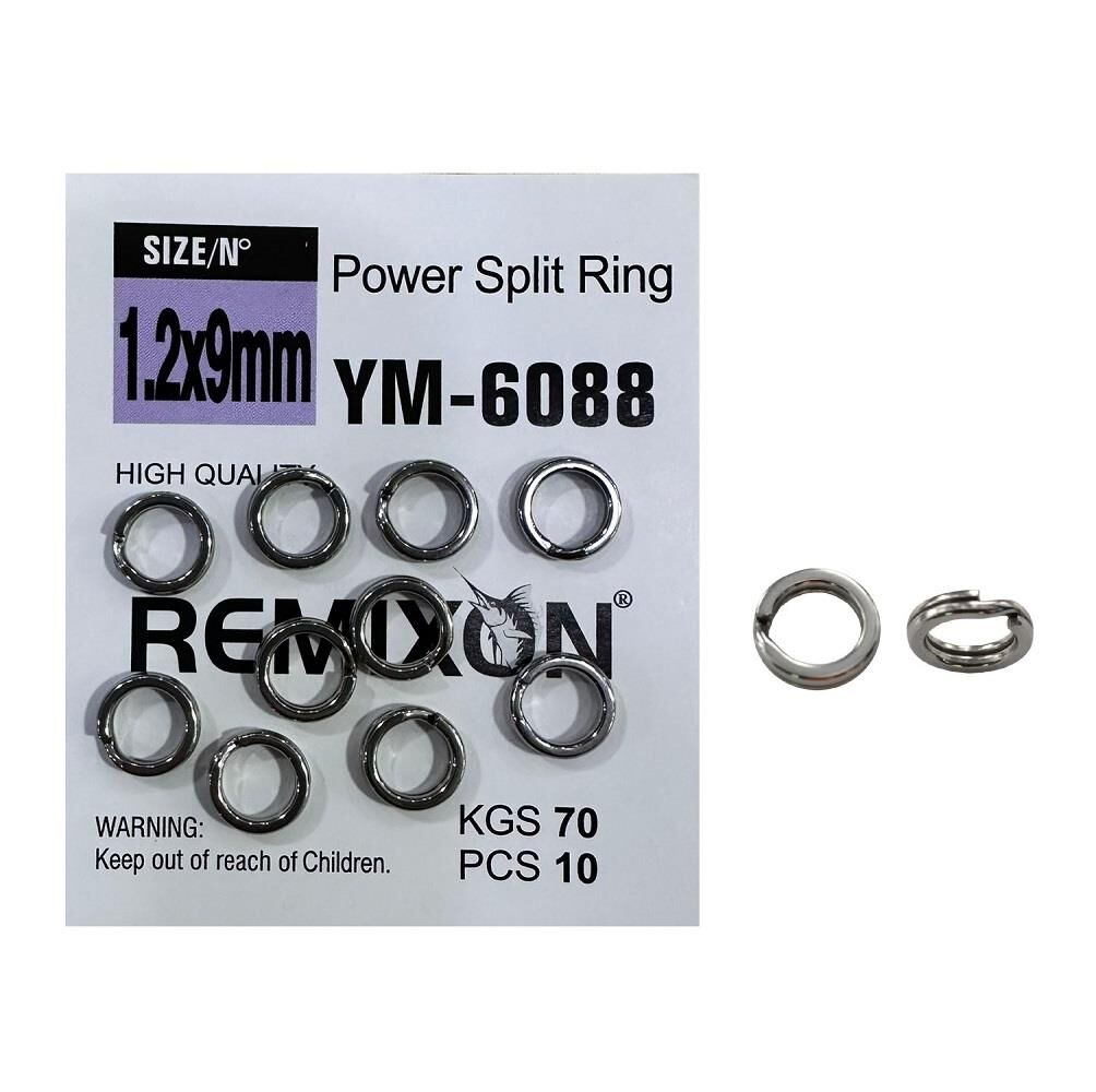 Remixon YM-6088 1.2x9mm Split Ring Halka 10 Adet